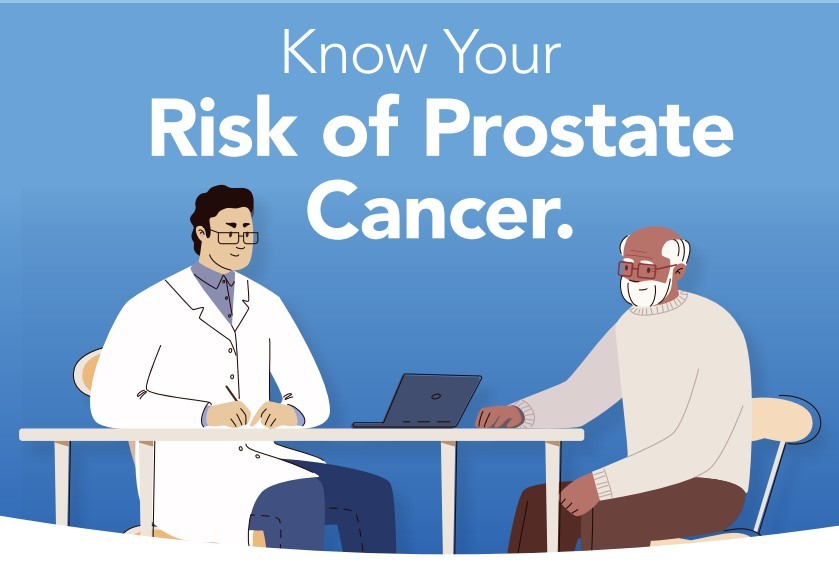 Know your risk of prostate cancer.